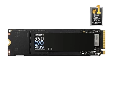 SAMSUNG MZ-V9S1T0 990 Evo Plus 1TB PCIe Gen 4.0 x4 / 5.0 x2 NVMe 2.0 M.2 SSD