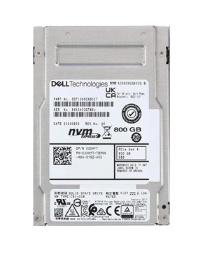 Kioxia SDF1D86DAB02T 800GB Read Intensive PCI-E 4.0 X4 2.5Inch SSD Refurbished Dell OEM