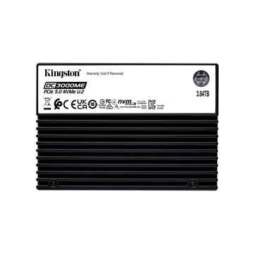 Kingston SEDC3000ME/3T8 3.84TB PCIe NVMe Gen5 x4 U.2 Enterprise Ssd