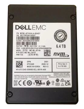 Samsung MZWLJ6T4HALA-00AD7 PM1735 6.4TB Pci Express 4.0 X8 (NVMe) 2.5Inch Internal SSD.