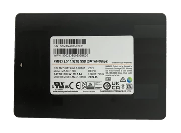 Samsung PM883 MZ7LH7T6HMLA-00AK5 SSD 7.68 TB SATA 12Gb/s Refurbished