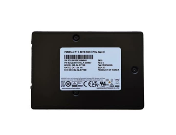 Samsung PM983a MZQLB7T6HALA-00W07 SSD 7.68 TB PCIe 3.0 x4 (NVMe) Brand New