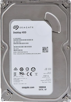 Seagate Barracuda ST1000DM003 1TB 7.2K SATA 6Gb/S 3.5Inch HDD