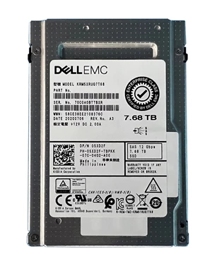 Kioxia KRM5XRUG7T68 Read Intensive SSD 7.68 TB SAS 12Gb/s DELL OEM Refurbished