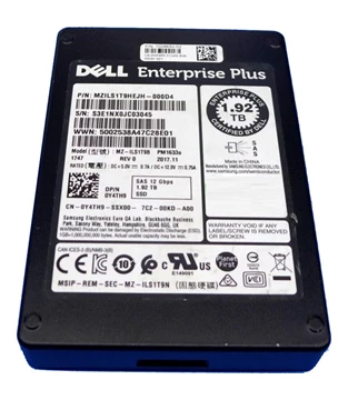 Samsung PM1633a MZILS1T9HEJH-000D4 Read Intensive SSD 1.92 TB SAS 12Gb/s DELL OEM Refurbished
