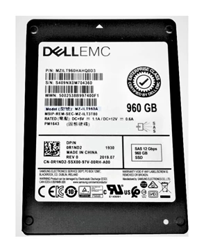 Samsung PM1643 MZILT960HAHQ0D3 SSD 960 GB SAS 12Gb/s DELL OEM Refurbished
