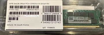 HPE P06035-K21 32GB PC4-25600 DDR4-3200MT/s 2Rx4 ECC Memory Refurbished