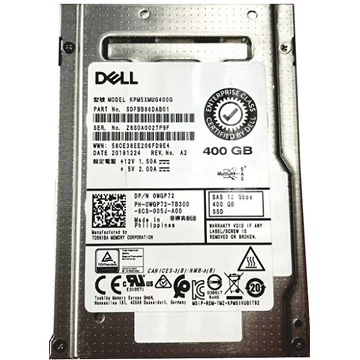Kioxia PM5-M SDFBB86DAB01 Write Intensive SSD 400 GB SAS 12Gb/s DELL OEM Refurbished