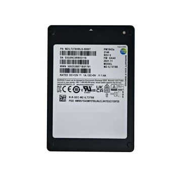 Samsung MZ-ILT3T8B PM1643A 3.84TB Sas 12Gbps Internal SSD