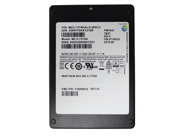 Samsung PM1643 MZILT3T8HALS-000C3 Read Intensive SSD 3.84 TB SAS 12Gb/s EMC OEM Refurbished