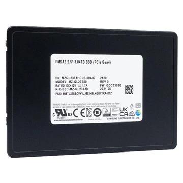 Samsung MZQL23T8HCLS-00A07 PM9A3 3.84Tb U.2 PCIe 4.0 x4 SSD