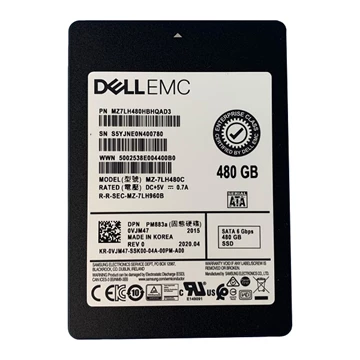 Samsung PM883A MZ-7LH480C Read Intensive SSD 480 GB SATA 6Gb/s DELL OEM Refurbished