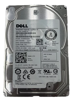 Seagate 1VD200-150 2TB 7.2K SAS-12Gb/s 2.5inch HDD Refurbished Dell OEM