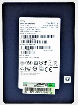 Micron 5200 ECO MTFDDAK3T8TDC-1AT1ZABHA SSD 3.84 TB SATA 6Gb/s HPE OEM Refurbished