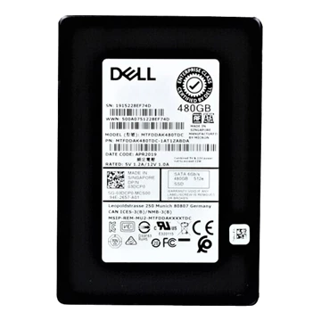 Micron 5200 ECO MTFDDAK480TDC-1AT1ZABDA SSD 480 GB SATA 6Gb/s DELL OEM Refurbished