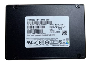 Samsung MZWLR3T8HCLS PM1733a 3.84TB 2.5Inch U.2 PCI Express 4.0 x8 (NVMe) Internal SSD