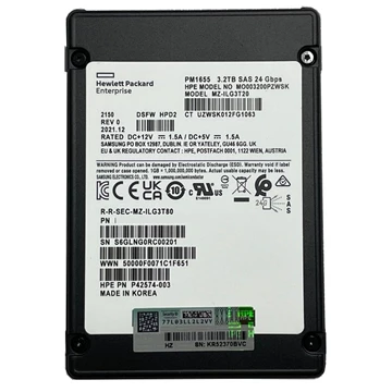 Samsung PM1655 MZ-ILG3T20 Mixed Use SSD 3.2 TB SAS 12Gb/s HPE OEM Refurbished