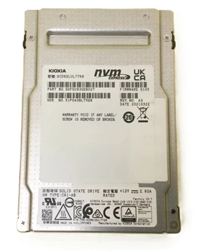 Kioxia KCD6XLUL7T68 CD6-R 7.68Tb 2.5Inch PCIe 4.0 NVMe Ssd