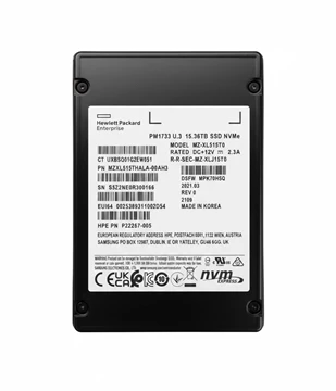 Samsung MZXL515HALA-00AH3 15.36TB PCIe Gen4.0 x4 (NVMe) PM1733 SSD HPE OEM