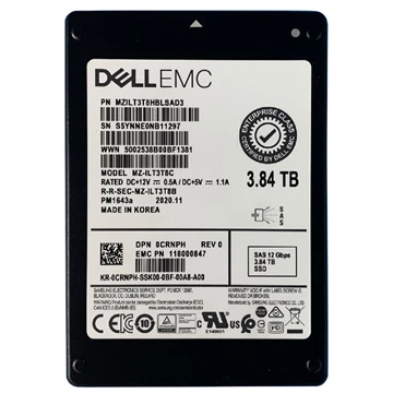 Samsung PM1643a MZILT3T8HBLSAD3 SSD 3.84 TB SAS 12Gb/s DELL OEM Refurbished