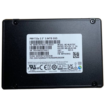 Samsung PM1733 MZ-WLR3T8C SSD 3.84 TB PCIe 4.0 x8 (NVMe) Brand New
