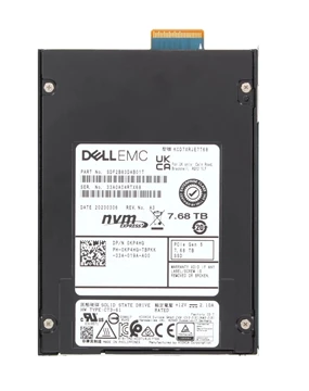 Kioxia SDF2B83DAB01T CD7-R 7.68TB Read Intensive PCIe NVMe SSD Refurbished Dell OEM
