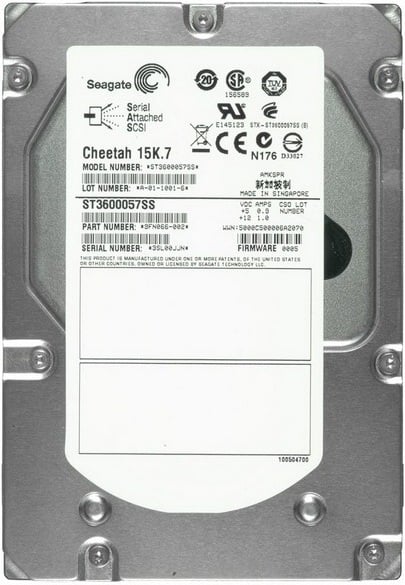 Seagate Cheetah 9FN066-009 600GB 15K RPM SAS 6Gb/s 3.5inch Internal HDD