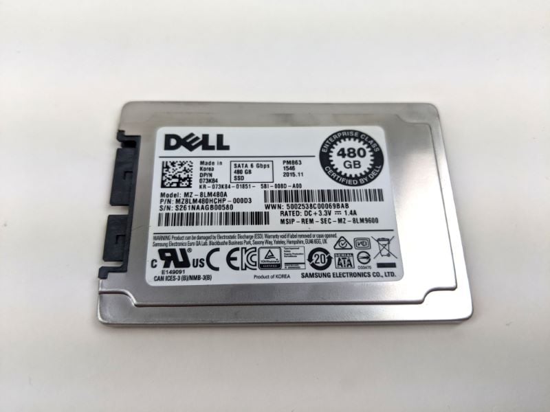 Samsung MZ8LM480HCHP-000D3 480GB SATA 6Gbps 1.8inch MLC SSD