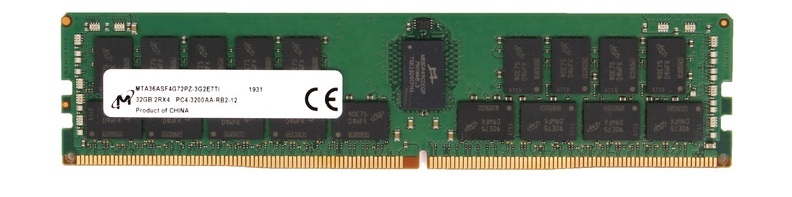 Micron MTA36ASF4G72PZ-3G2R1 32GB DDR4-3200MHz PC4-25600 ECC Registered Memory Module
