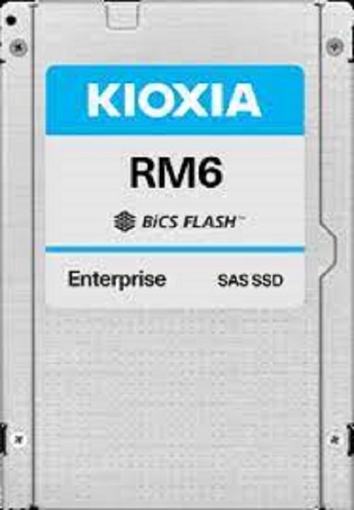 Kioxia KRM6VRUG960G 960GB SAS 12Gb/s 2.5inch Internal SSD Dell OEM Refurbished