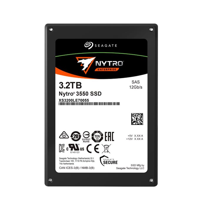 Seagate XS3200LE70055 Nytro 3550 3.2TB 2.5 inch SAS-12Gbps Enterprise SSD