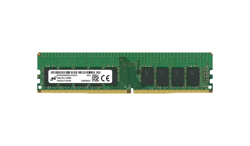 Micron MTA9ASF1G72AZ-3G2R1R 8GB DIMM 288-pin PC4-25600 Unbuffered DDR4 Module