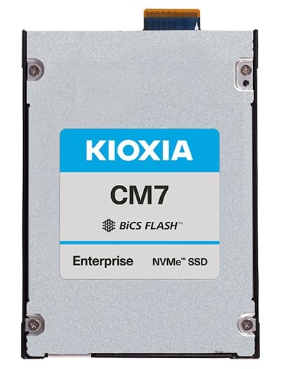 KIOXIA KCM7XRJE3T84 3.84TB NVMe 2.0 E3.S 7.5mm CM7-R 1DWPD Enterprise Ssd