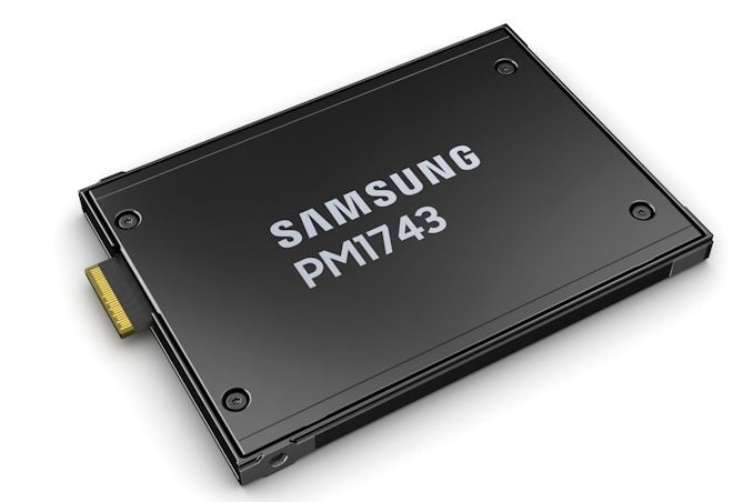 Samsung PM1743 MZ3LO7T6HBLT-00B07 7.68TB PCIe 5.0 x4 (Nvme) E3.S 1T 2.5inch Enterprise SSD