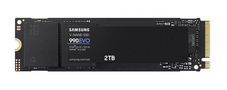 Samsung MZ-V9E2T0B/AM 990 EVO 2TB PCIe 5.0 X2 NVMe M.2 2280 Ssd