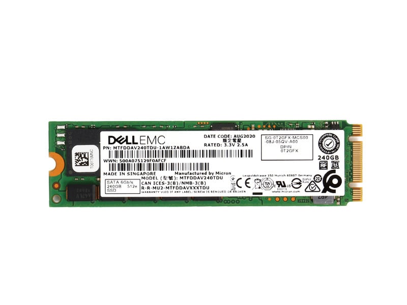 Micron MTFDDAV240TDU-1AW1ZABDA 240Gb Sata 6gbps M.2 SSD